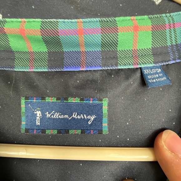 William Murray Lot of Three Golf Polo Mens XX-Large Green Floral Shirt Button Up - Picture 14 of 16